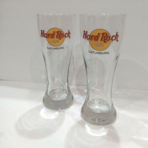 Hard Rock Cafe Beer Glasses